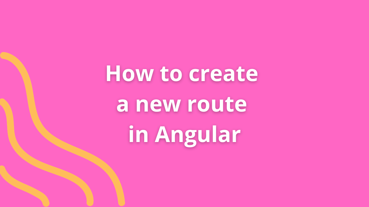 How to create dynamic route in Angular