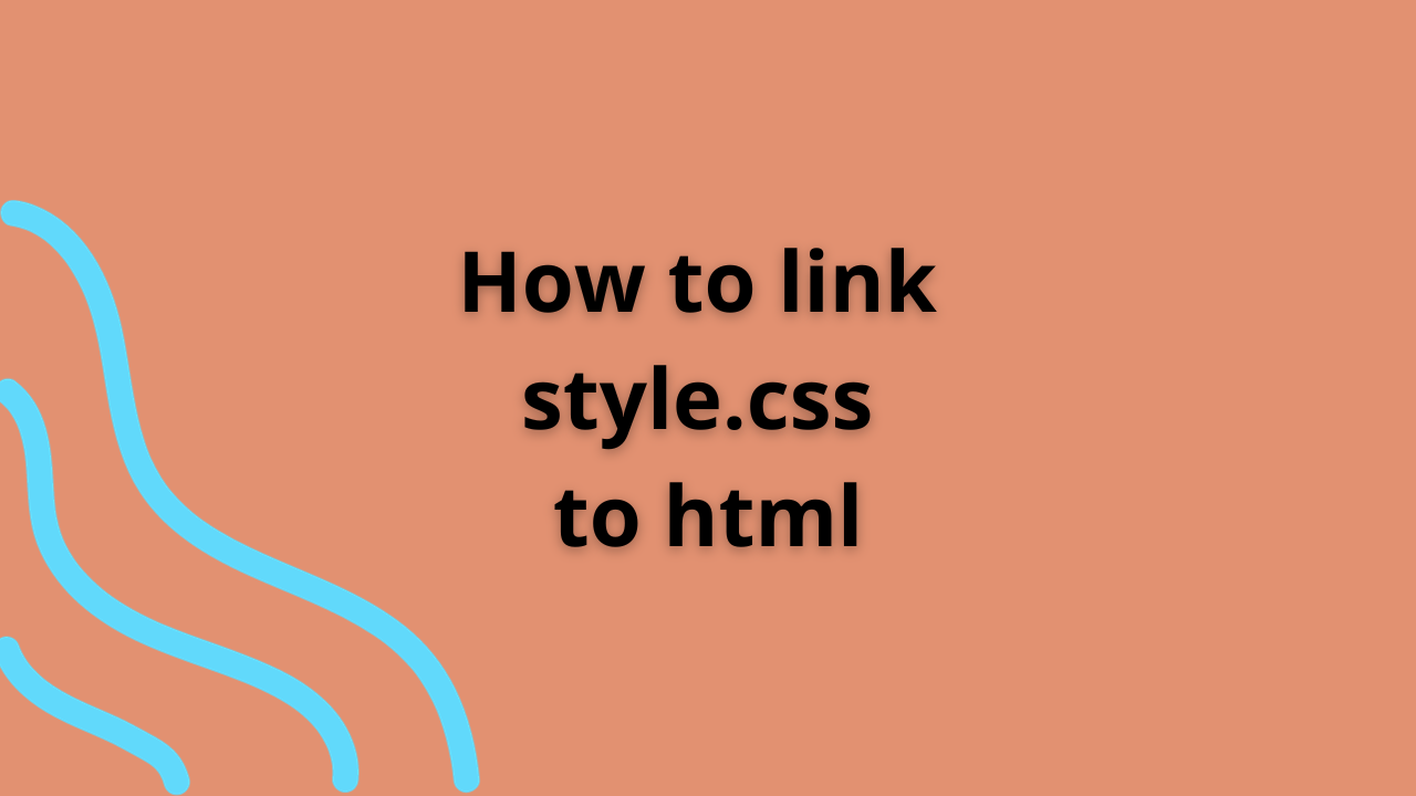 How to link style.css to HTML